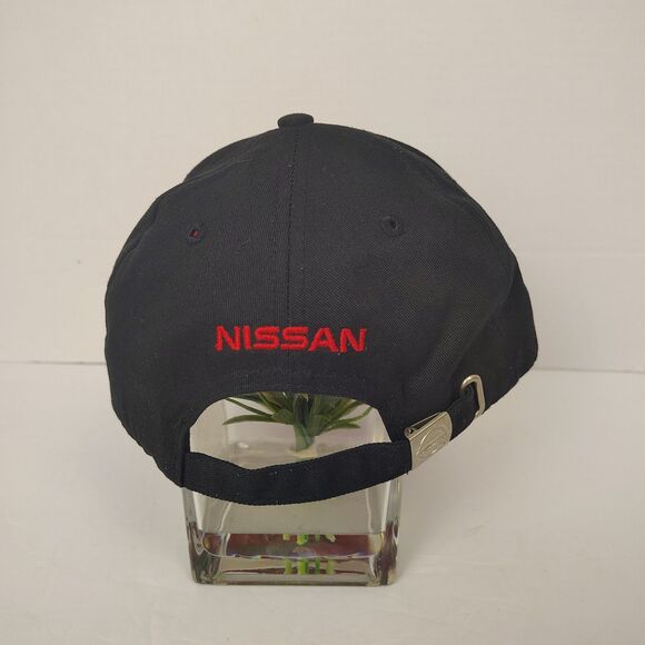 Rare Nissan Z Logo Hat Black Red Adjustable Cap Metal Emblem 350Z 370Z JDM - Picture 4 of 7